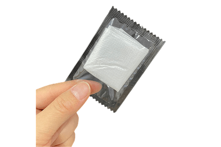 Individually packaged PE gloves